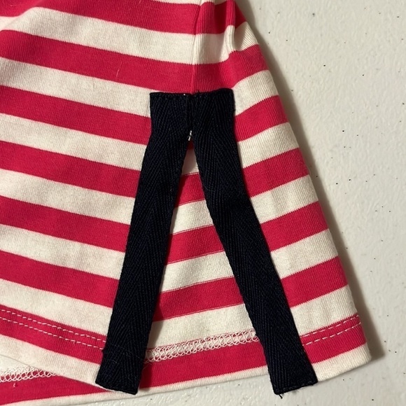 Appleseed’s t shirt , red/white stripe, sz med. - Picture 8 of 10